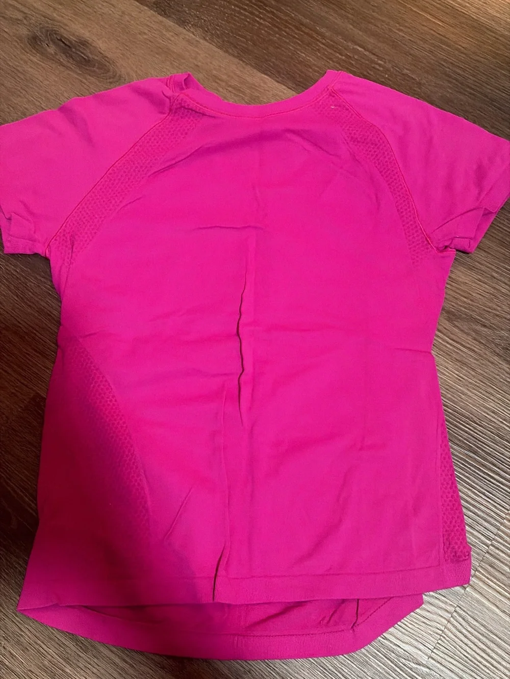 lululemon athletica Bright Hot Pink Short Sleeve Performance Tee
